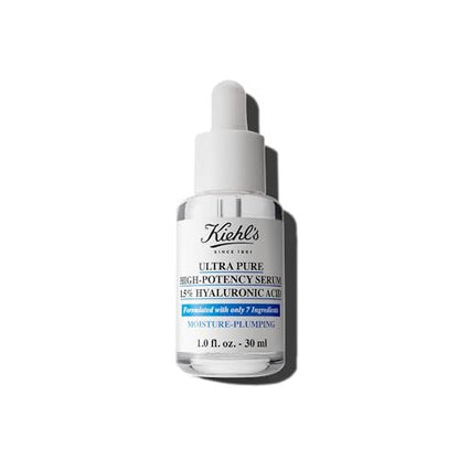 Kiehl's Ultra Pure High-Potency 1.5% Hyaluronic Acid Serum - Hydrating Face Serum for Dry Skin, Fragrance-Free, 1 fl oz Avelisse