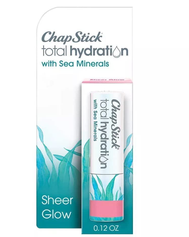 Chapstick Total Hydration Sea Minerals Lip Balm - 0.12oz (Sheer Glow) - görsel 1