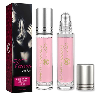 masatow Women Pheromone Perfume - Long-Lasting Roll-On Pheromone Oil for Attraction & Confidence | 0.34 Fl Oz (Pack of 2)