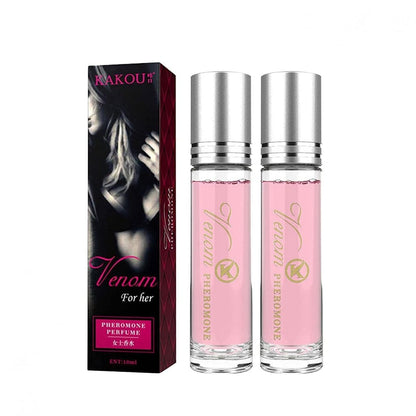 masatow Women Pheromone Perfume - Long-Lasting Roll-On Pheromone Oil for Attraction & Confidence | 0.34 Fl Oz (Pack of 2)