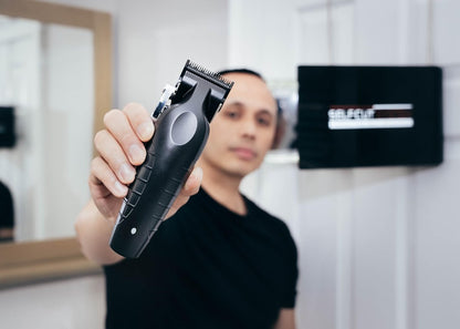 Self-Cut System Raptor Clipper for Men – Professional Cordless Rechargeable Hair Clippers, High-Performance Motor, 5HR Runtime, Ergonomic Grip, Precision Cutting Tool (Black)