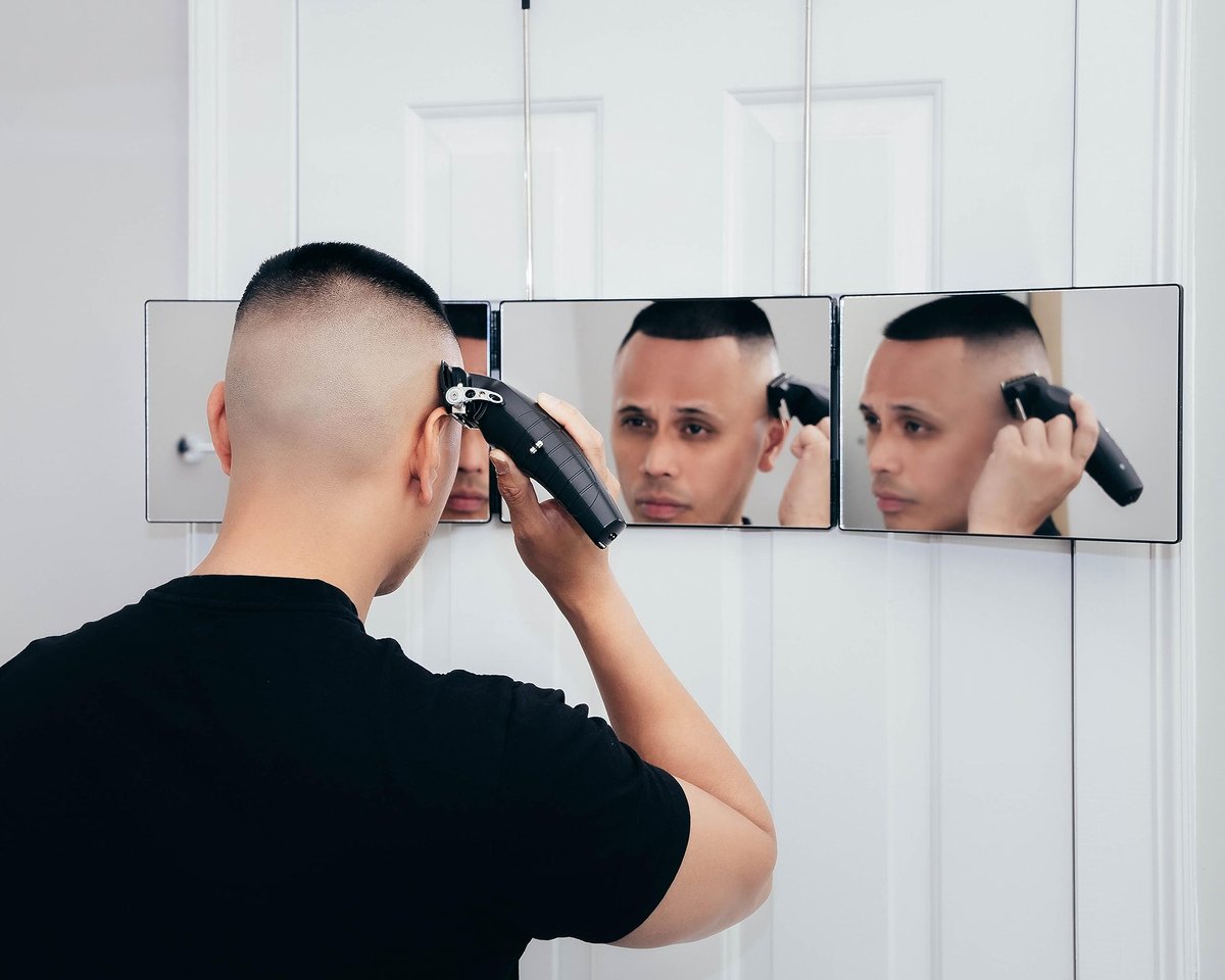 Self-Cut System Raptor Clipper for Men – Professional Cordless Rechargeable Hair Clippers, High-Performance Motor, 5HR Runtime, Ergonomic Grip, Precision Cutting Tool (Black) - görsel 12