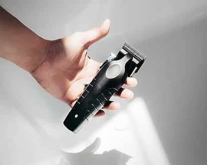Self-Cut System Raptor Clipper for Men – Professional Cordless Rechargeable Hair Clippers, High-Performance Motor, 5HR Runtime, Ergonomic Grip, Precision Cutting Tool (Black)