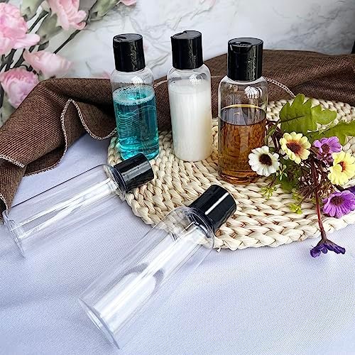 DNSEN 5 Pack 3.4 oz TSA Approved Leakproof Travel Bottles - Clear Plastic Empty Travel Size Containers with Labels - görsel 14