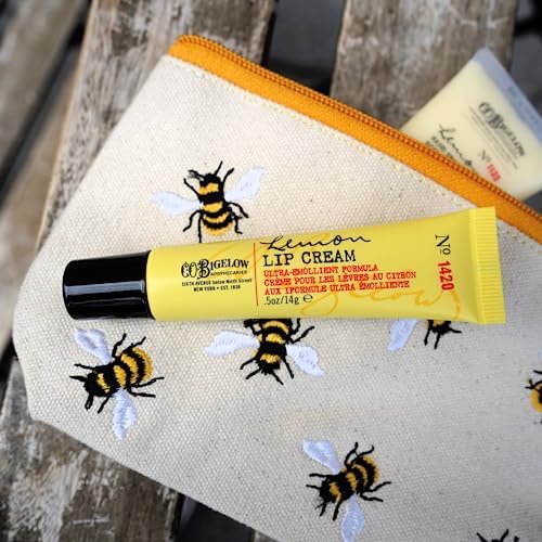 C.O. Bigelow Lemon Lip Cream Tubes, Pack of 3 – Lemon Lip Balm with Shea Butter, Bulk Lip Balm Set, 0.5 oz Each Avelisse
