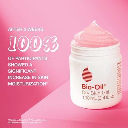 Bio-Oil Travel Skincare Bundle: Scar, Stretch Mark & Dry Skin Care – 2 oz Oil + 1.7 oz Gel