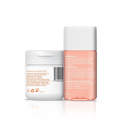 Bio-Oil Travel Skincare Bundle: Scar, Stretch Mark & Dry Skin Care – 2 oz Oil + 1.7 oz Gel