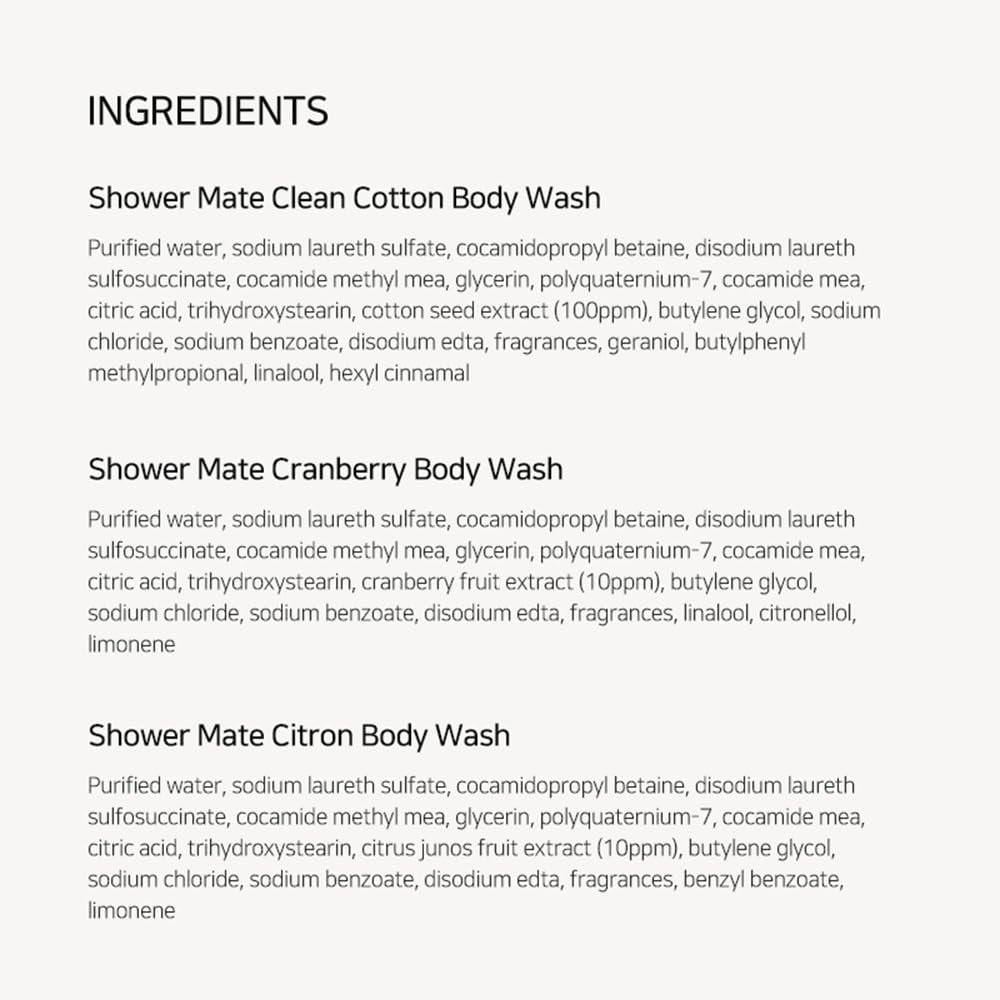 SHOWERMATE Natural Body Wash - Cranberry, 42.3 fl oz (1.2 kg) - Large Pump Bottle for Women & Men - görsel 13