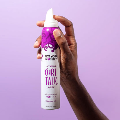 Not Your Mother's Curl Talk Kit: Defining Cream, Frizz Control Styling Gel & Activating Mousse for Curly Hair Avelisse