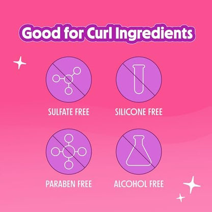 Not Your Mother's Curl Talk Kit: Defining Cream, Frizz Control Styling Gel & Activating Mousse for Curly Hair Avelisse