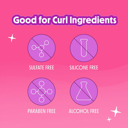Not Your Mother's Curl Talk Kit: Defining Cream, Frizz Control Styling Gel & Activating Mousse for Curly Hair Avelisse