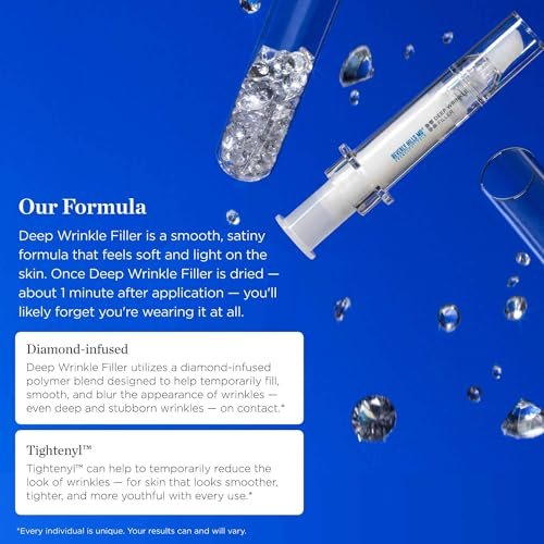 Beverly Hills MD Deep Wrinkle Filler - Instant Anti-Aging Serum with Diamond Dust & Polymers for Fine Lines & Deep Creases Avelisse