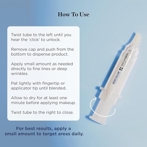 Beverly Hills MD Deep Wrinkle Filler - Instant Anti-Aging Serum with Diamond Dust & Polymers for Fine Lines & Deep Creases Avelisse