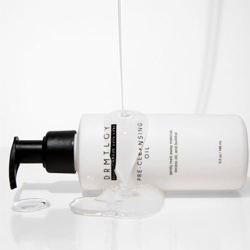 DRMTLGY Pre-Cleansing Oil - Makeup Remover Oil for Face, Melts Mascara and Makeup, Prepares Skin for Cleansing, 5 fl oz Avelisse