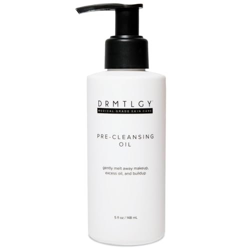 DRMTLGY Pre-Cleansing Oil - Makeup Remover Oil for Face, Melts Mascara and Makeup, Prepares Skin for Cleansing, 5 fl oz Avelisse