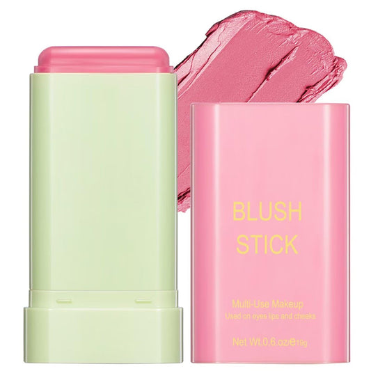 GMaxit Multi-Use Makeup Blush Stick - Shy Pink | Waterproof Tinted Moisturizer for Eyes, Lips & Cheeks
