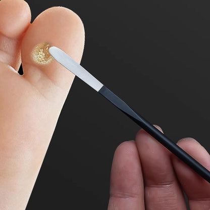 Corn Remover Tool – Stainless Steel Pedicure Knife for Toes with Non-Slip Handle – Professional Foot Care for Hard Skin & Calluses