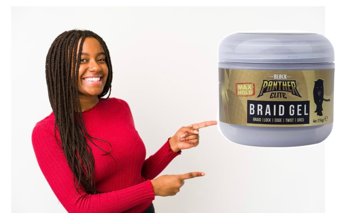 Black Panther Elite Edge & Braid Control Pomade for Curly Hair - Strong Hold Volumizing Hair Gel for Braids, Locs & Twists - 8 oz - görsel 10
