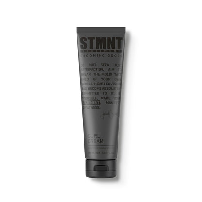 STMNT Grooming Goods Curl Cream - Enhances Curls, Texture Without Crispiness, 5.07 oz