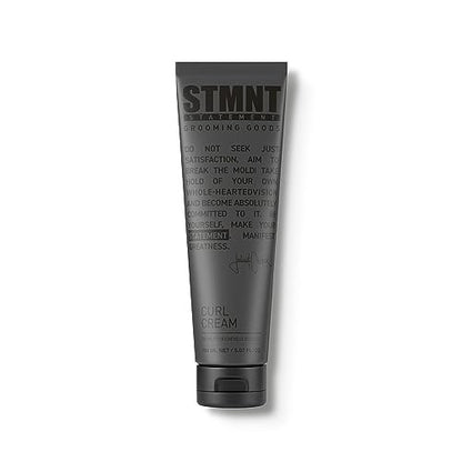 STMNT Grooming Goods Curl Cream - Enhances Curls, Texture Without Crispiness, 5.07 oz