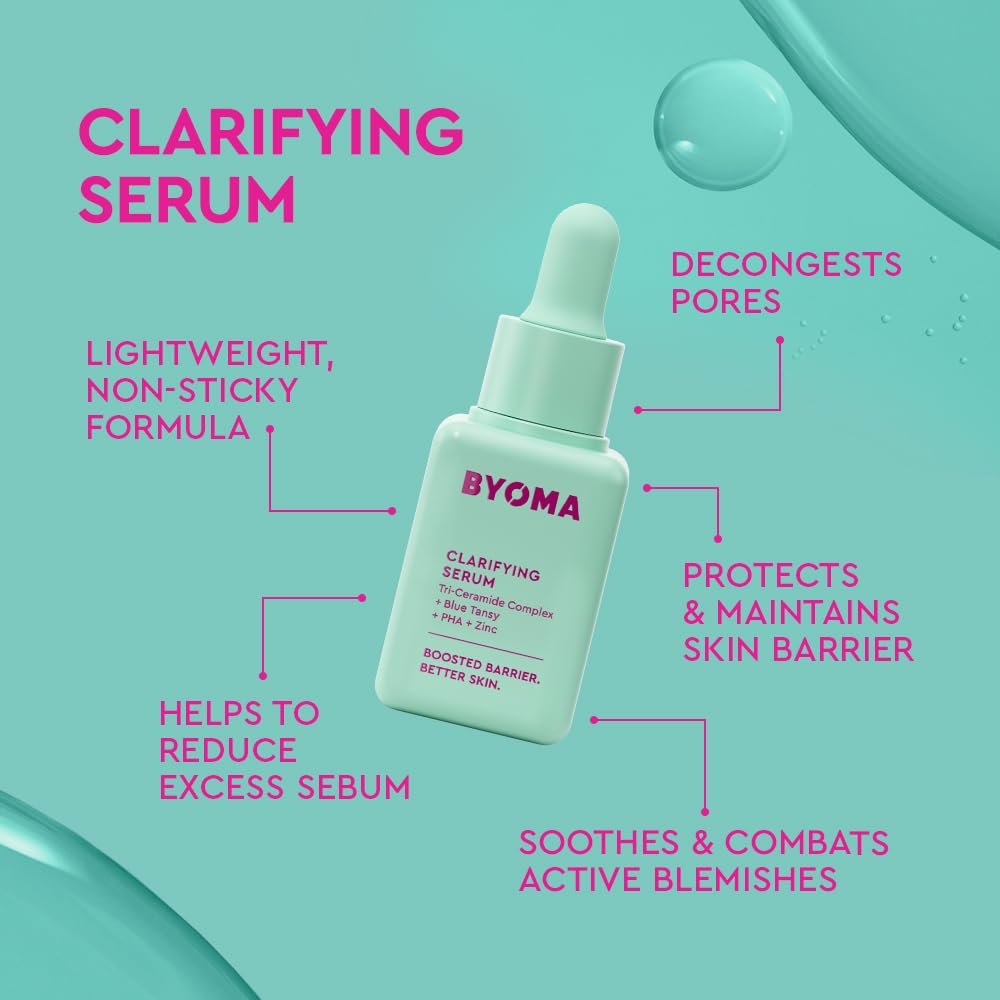 BYOMA So Clear Set - Barrier Repair Skincare Kit for Acne Prone Skin with Creamy Jelly Cleanser, Clarifying Serum & Gel-Cream Moisturizer (30ml, 15ml, 15ml) - görsel 7