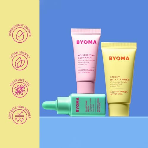 BYOMA So Clear Set - Barrier Repair Skincare Kit for Acne Prone Skin with Creamy Jelly Cleanser, Clarifying Serum & Gel-Cream Moisturizer (30ml, 15ml, 15ml) - görsel 12