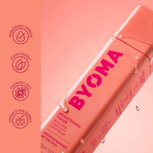 BYOMA Brightening Toner - Gently Exfoliating & Hydrating Facial Treatment with Lipids & Lactic Acid - Alcohol-Free for Barrier Repair - 5.07 Fl. Oz - görsel 10