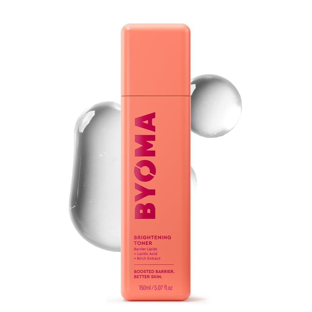 BYOMA Brightening Toner - Gently Exfoliating & Hydrating Facial Treatment with Lipids & Lactic Acid - Alcohol-Free for Barrier Repair - 5.07 Fl. Oz - görsel 1