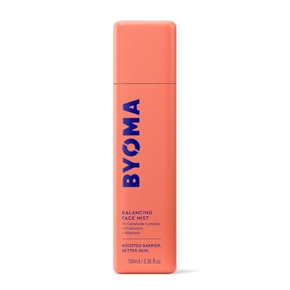 BYOMA Balancing Face Mist - pH Balanced Toner Spray with Ceramides, Probiotics & Allantoin - Alcohol Free - Soothe & Refresh Skin - 3.38 fl oz Avelisse