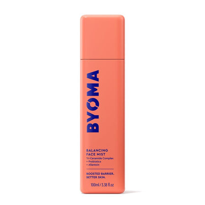BYOMA Balancing Face Mist - pH Balanced Toner Spray with Ceramides, Probiotics & Allantoin - Alcohol Free - Soothe & Refresh Skin - 3.38 fl oz Avelisse