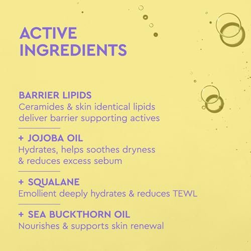 BYOMA Hydrating Recovery Oil - Luxury Face Oil with Squalane, Jojoba Oil & Seabuckthorn Oil - Instant Radiant and Glowy Skin - Barrier Repair Facial Oil - 1.01 fl. oz - görsel 8