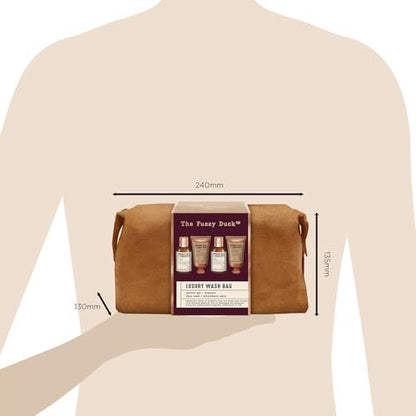 Baylis & Harding The Fuzzy Duck Bergamot, Hemp & Sandalwood Men's Luxury Toiletry Bag Gift Set - Vegan Friendly Avelisse
