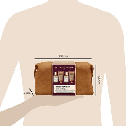 Baylis & Harding The Fuzzy Duck Bergamot, Hemp & Sandalwood Men's Luxury Toiletry Bag Gift Set - Vegan Friendly Avelisse