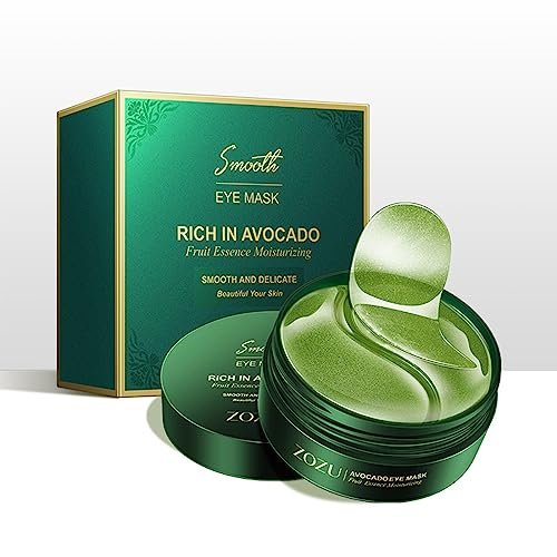 MeiPlumLai Avocado Eye Mask 60 Pcs – Under Eye Patches for Dark Circles & Puffiness, Moisturizing Nourishing Eye Treatment - görsel 14