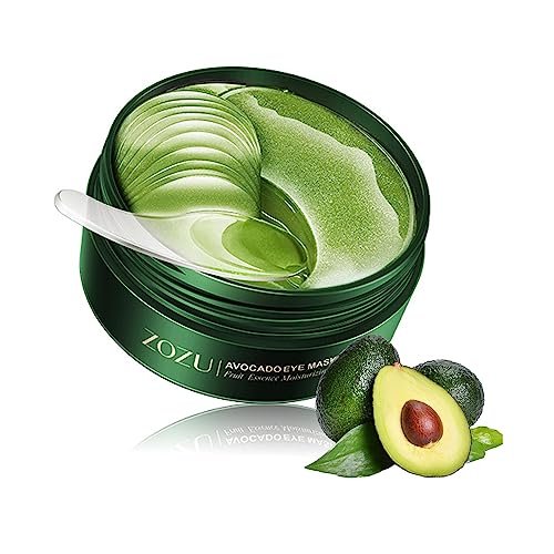 MeiPlumLai Avocado Eye Mask 60 Pcs – Under Eye Patches for Dark Circles & Puffiness, Moisturizing Nourishing Eye Treatment - görsel 2