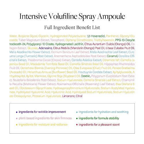 d'alba Piedmont Intensive Vegan Volufiline Spray Ampoule - Milky Spray Serum for Skin Firming & Premium Elasticity Care - 50,000ppm Volufiline (1.69 fl oz) Avelisse