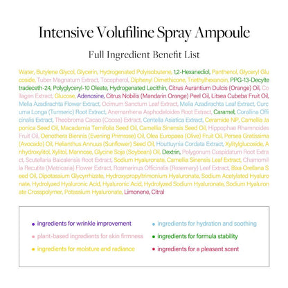 d'alba Piedmont Intensive Vegan Volufiline Spray Ampoule - Milky Spray Serum for Skin Firming & Premium Elasticity Care - 50,000ppm Volufiline (1.69 fl oz) Avelisse