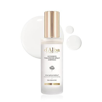 d'alba Piedmont Intensive Vegan Volufiline Spray Ampoule - Milky Spray Serum for Skin Firming & Premium Elasticity Care - 50,000ppm Volufiline (1.69 fl oz) Avelisse