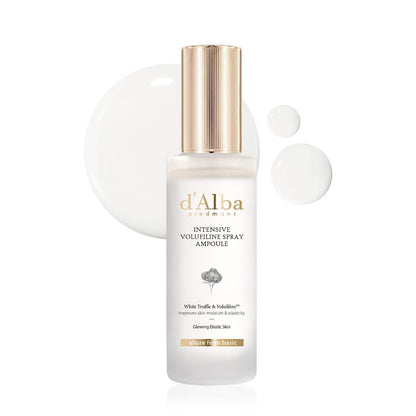 d'alba Piedmont Intensive Vegan Volufiline Spray Ampoule - Milky Spray Serum for Skin Firming & Premium Elasticity Care - 50,000ppm Volufiline (1.69 fl oz) Avelisse