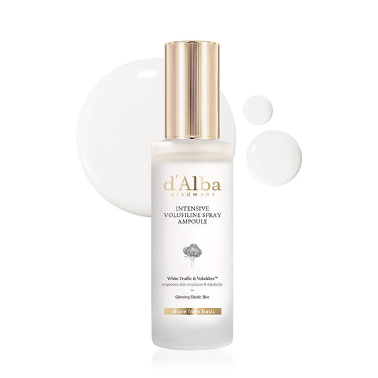 d'alba Piedmont Intensive Vegan Volufiline Spray Ampoule - Milky Spray Serum for Skin Firming & Premium Elasticity Care - 50,000ppm Volufiline (1.69 fl oz) Avelisse