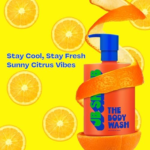 JB SKRUB Boys Body Wash for Kids, Tweens & Teens - pH-Balanced Foaming Citrus Wash, No Harsh Ingredients, Tackles Odor & Breakouts, 14 oz Avelisse