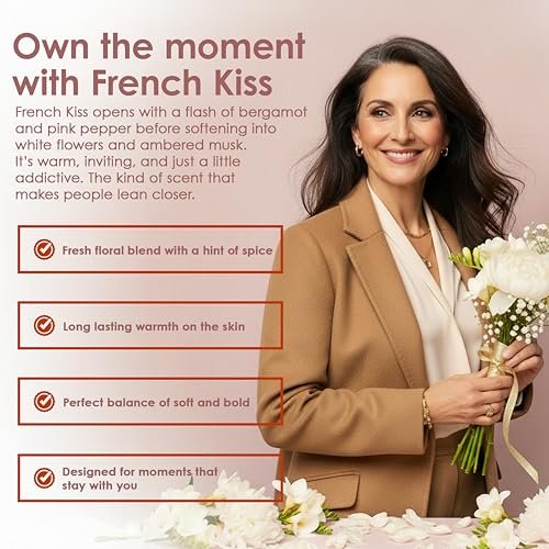 TAHARI Eau de Parfum for Women – Sweet & Seductive French Kiss Long-Lasting Fragrance, 3.4 fl oz Avelisse