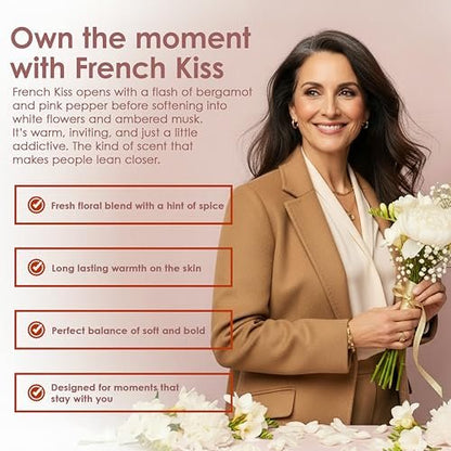 TAHARI Eau de Parfum for Women – Sweet & Seductive French Kiss Long-Lasting Fragrance, 3.4 fl oz Avelisse