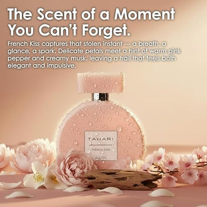 TAHARI Eau de Parfum for Women – Sweet & Seductive French Kiss Long-Lasting Fragrance, 3.4 fl oz Avelisse