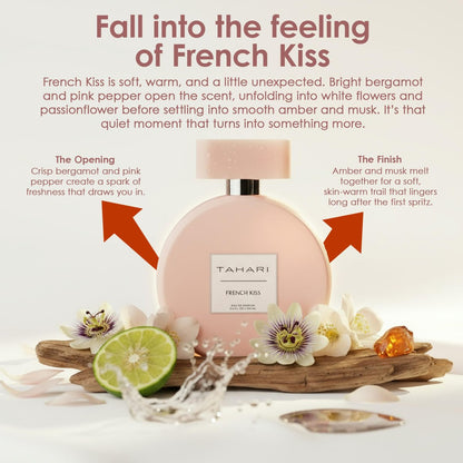 TAHARI Eau de Parfum for Women – Sweet & Seductive French Kiss Long-Lasting Fragrance, 3.4 fl oz Avelisse