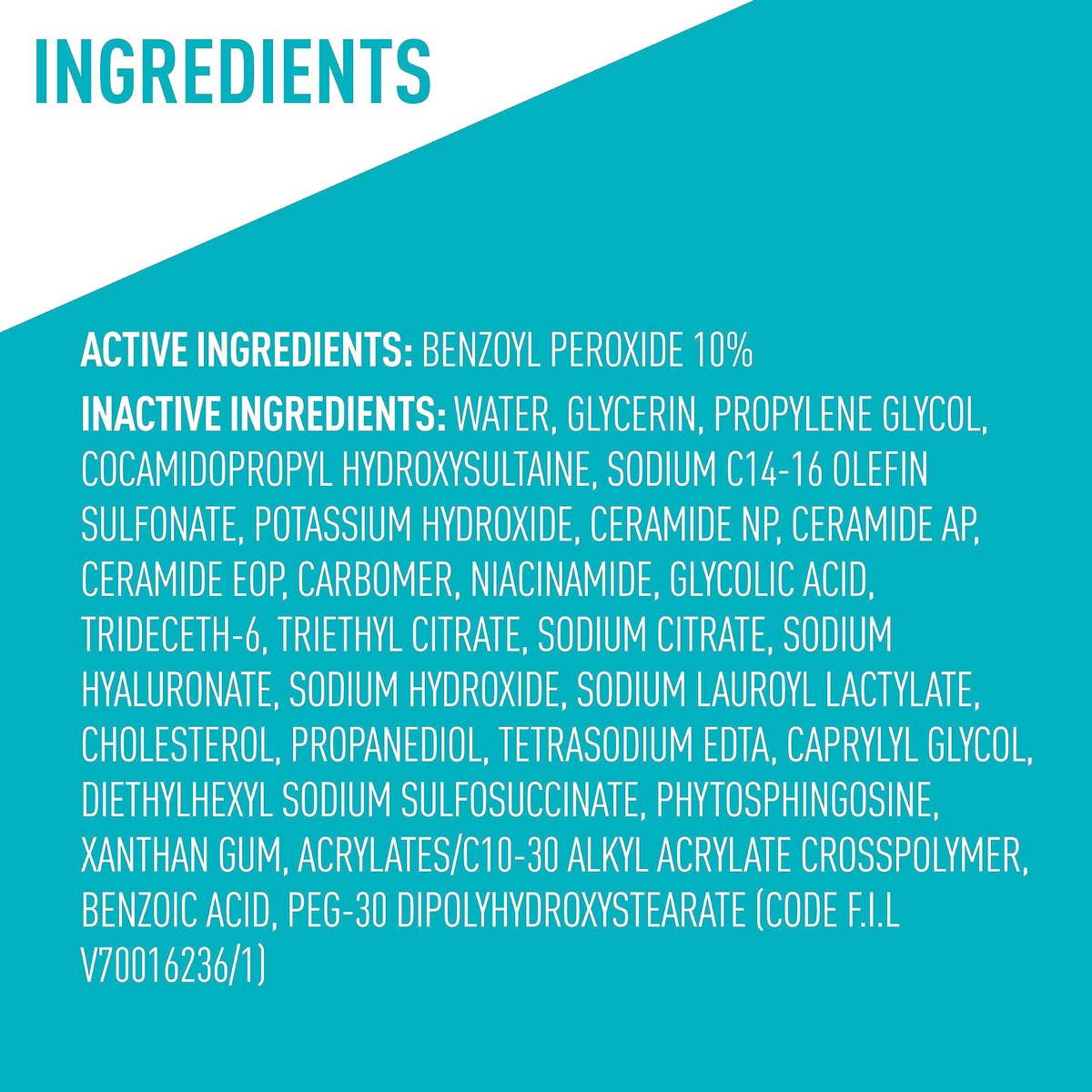 CeraVe Acne Foaming Cream Wash with 10% Benzoyl Peroxide - Gentle Face and Body Cleanser for Acne-Prone Skin, 5 Oz Avelisse