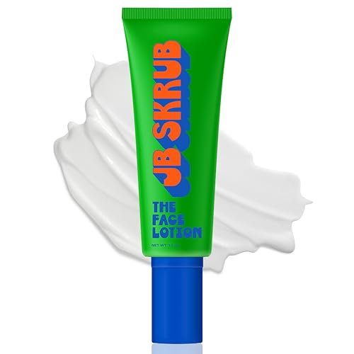 JB SKRUB Kids Face Lotion for Boys, Tweens & Teens - Oil-Free Moisturizer with Blue Light Defense, Fast-Absorbing & Fragrance-Free, 1.7 oz Avelisse