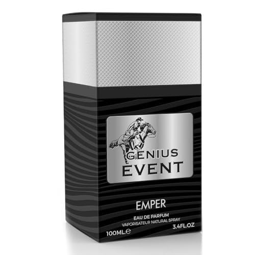 Emper Genius Event Eau de Toilette for Men - 100ml (3.4 fl oz) - Long-Lasting Fresh Scent - görsel 6