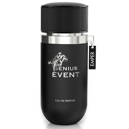 Emper Genius Event Eau de Toilette for Men - 100ml (3.4 fl oz) - Long-Lasting Fresh Scent