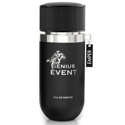 Emper Genius Event Eau de Toilette for Men - 100ml (3.4 fl oz) - Long-Lasting Fresh Scent